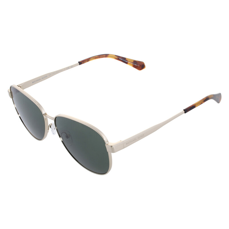 Michael Kors Biarritz Green Pilot Ladies Sunglasses MK1160 10143H