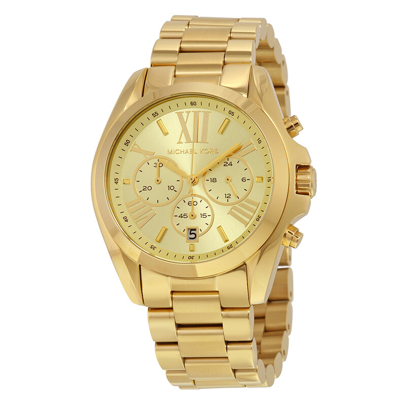 Michael Kors Bradshaw Chronograph Champagne Dial Unisex Watch