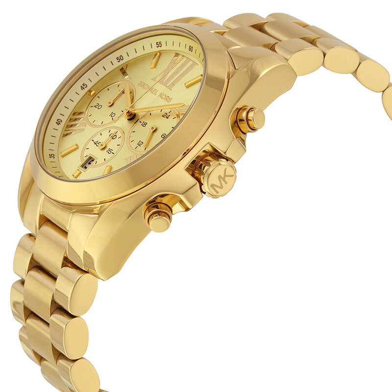 Michael Kors Bradshaw Chronograph Champagne Dial Unisex Watch