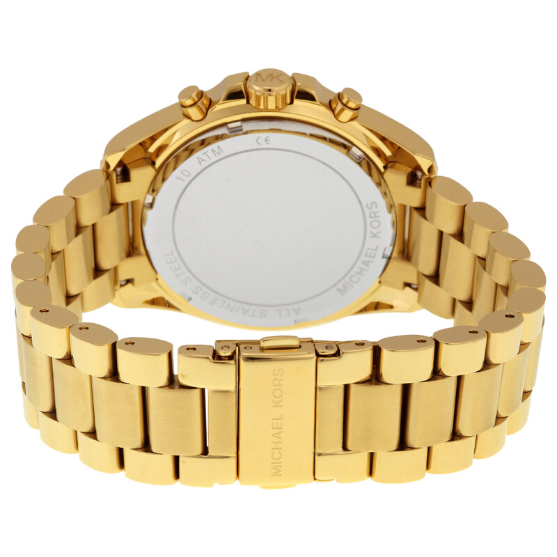 流行大きいケース マイケルコース 腕時計 レディース MK5605 ゴージャス Michael Kors Gold-Tone Watch Bradshaw MK5605 Unboxing Review