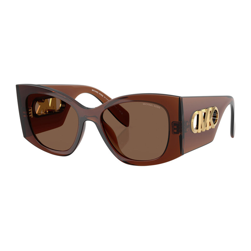 Michael Kors Costa Blanca Brown Cat Eye Ladies Sunglasses MK2244U