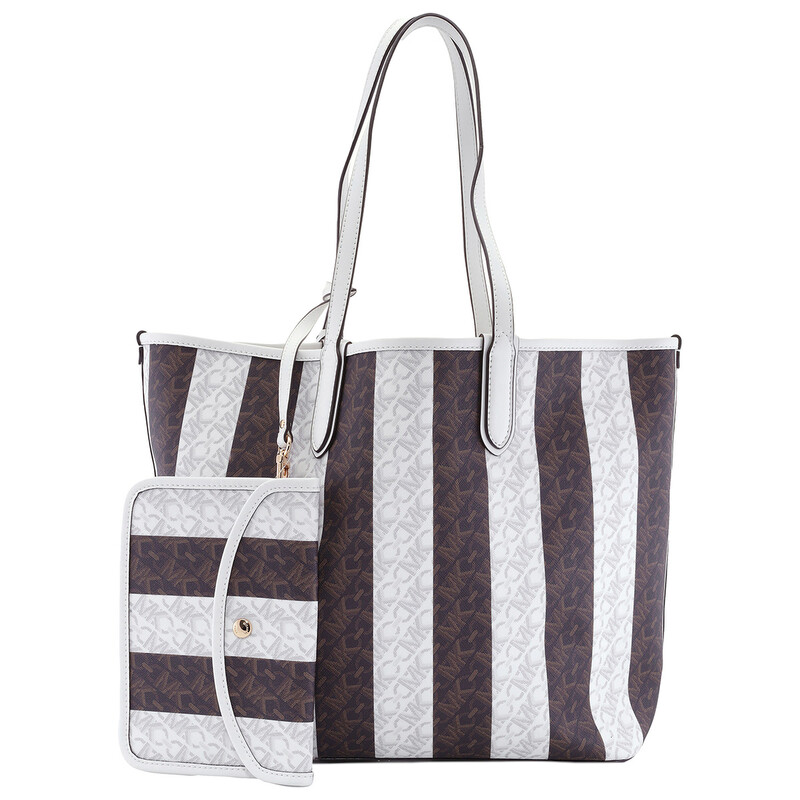 Michael Kors Eliza Large Striped Tote Bag 30S4GZAT4B212