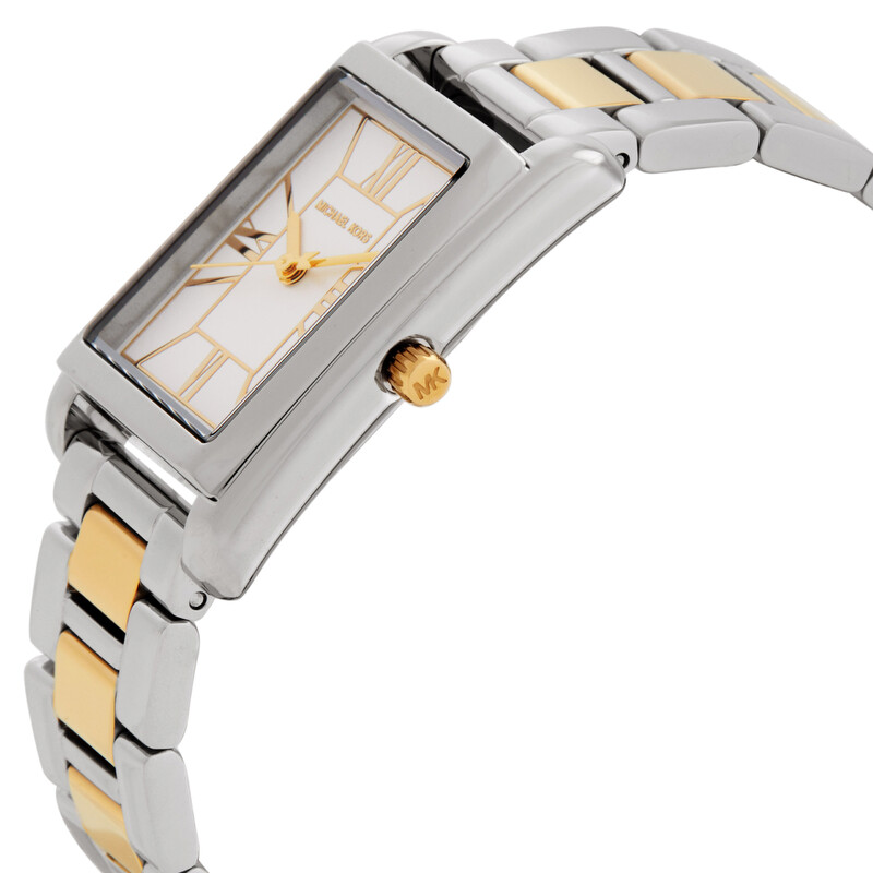 Michael Kors Essex Quartz White Dial Two-Tone Watch MK4967  display picture 3