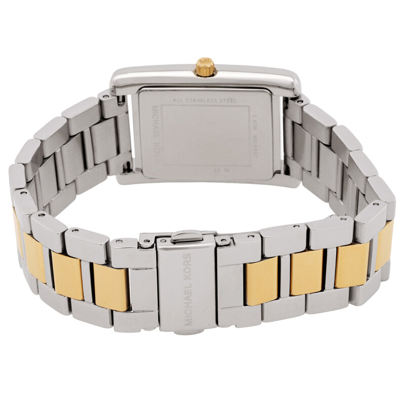 Michael Kors Essex Quartz White Dial Two-Tone Watch MK4967