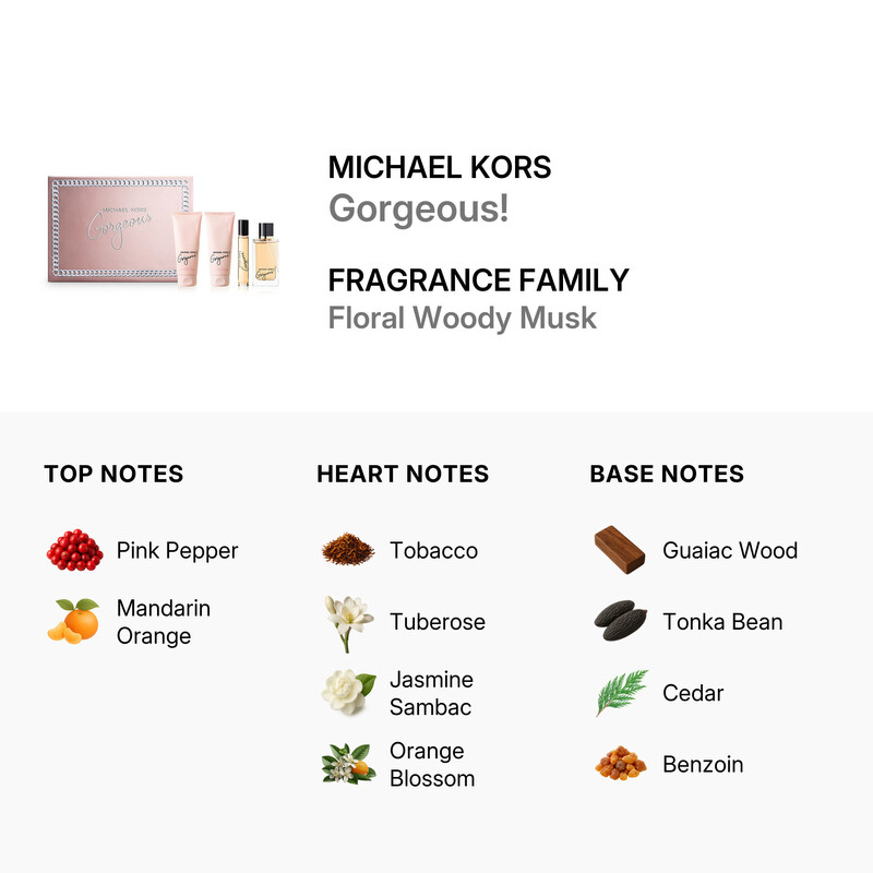 Michael Kors Gorgeous! Gift Set Fragrances 850050174301