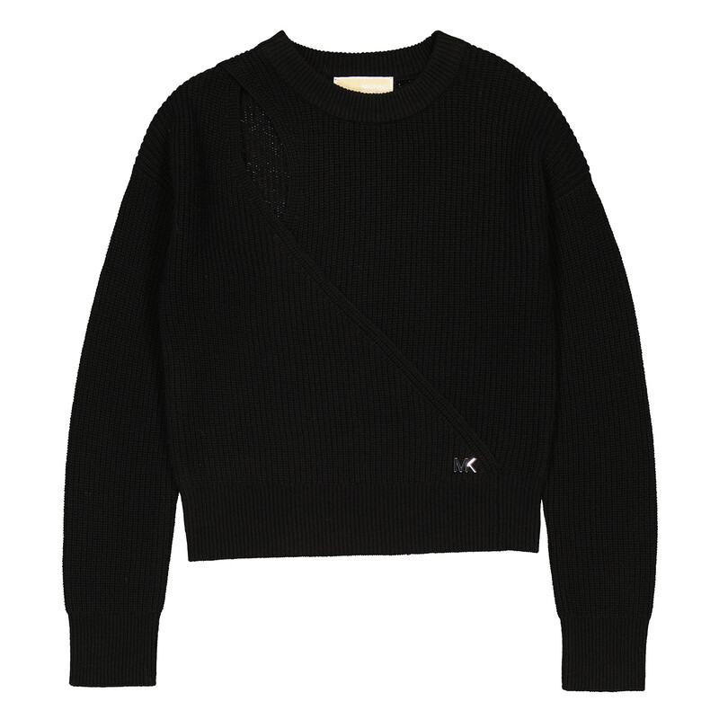 Michael Kors Key Hole Cut- Out Sweater, Size Small MR360IYCSN-001