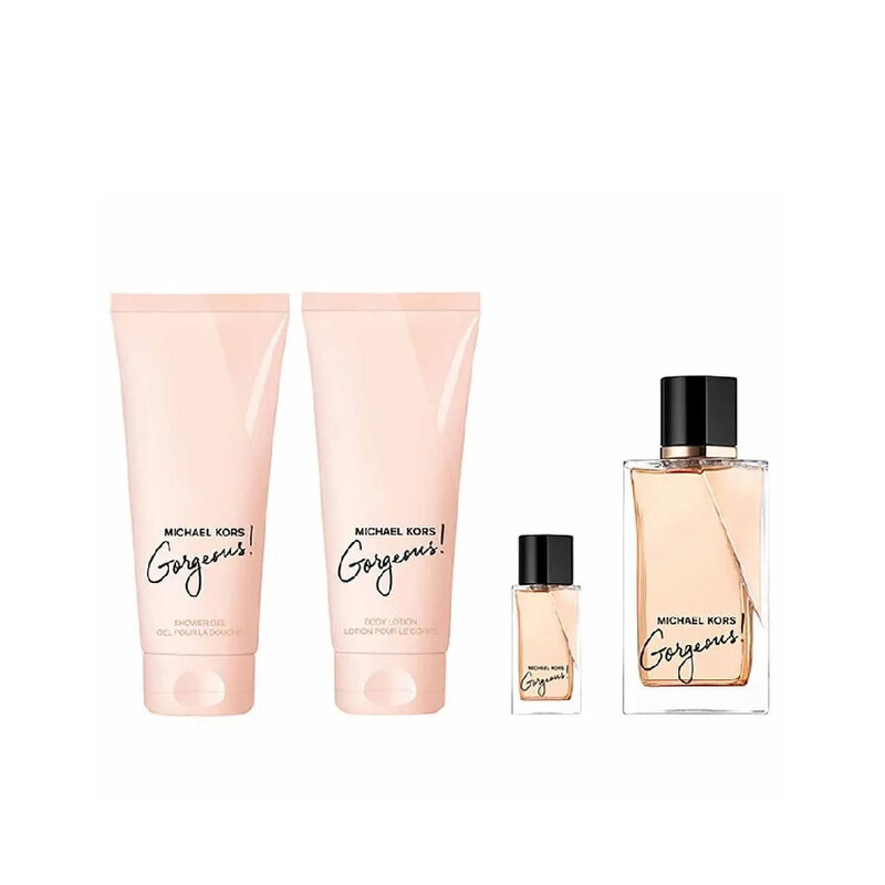 Michael Kors Ladies Gorgeous! 4pcs EDP Gift Set Fragrances