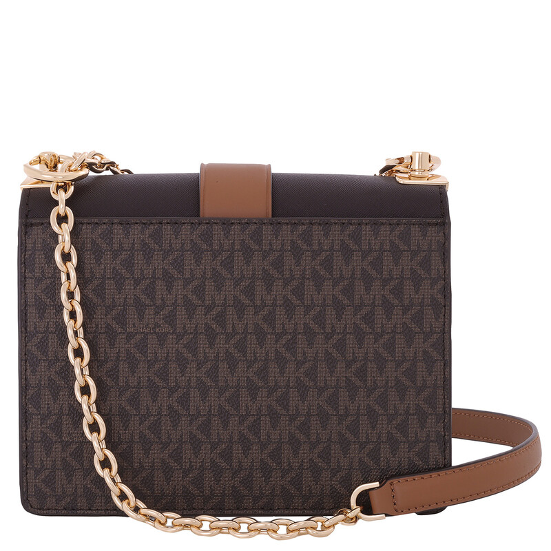 ☆ 極美品 ブラウン M45142 Michael Kors Greenwich SM Convertible Shoulder Flap Crossbody Bag