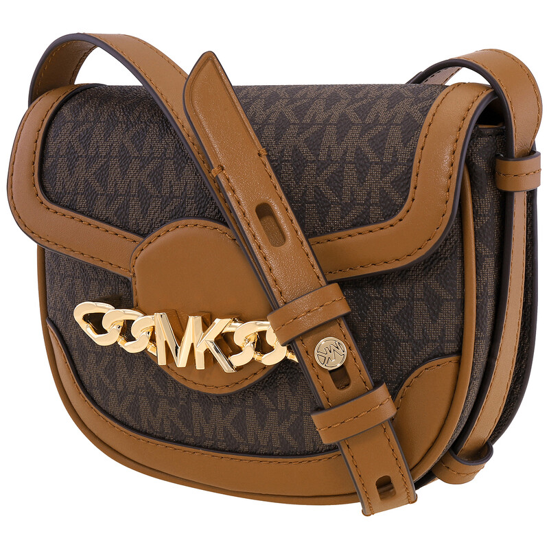 Michael Kors Ladies Hally Extra-Small Embellished Logo Crossbody