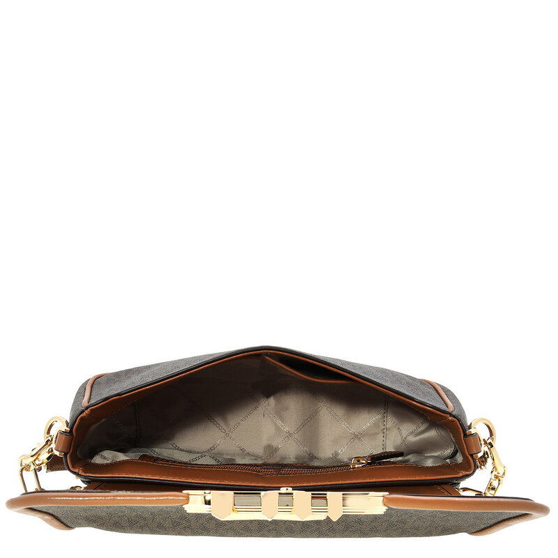 Michael Kors Ladies Monogram-Pattern Logo-Plaque Bag 30F2G7PC6B252