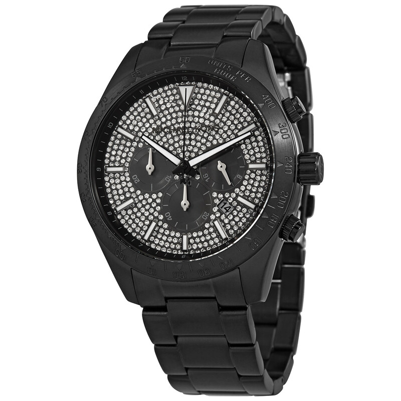 Michael Kors Layton Chronograph Quartz Black Stainless Steel  display picture 1