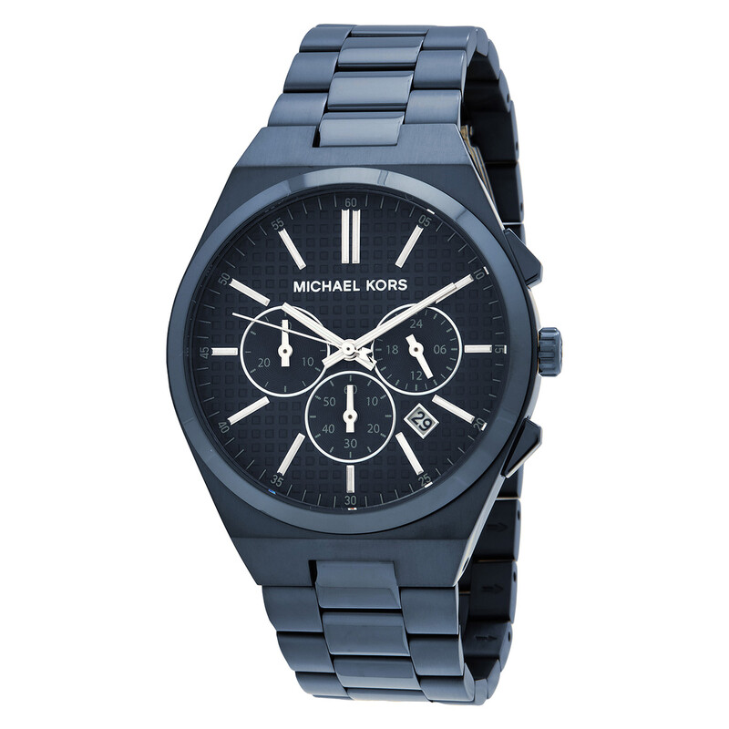 マイケルン Michael Kors Lennox Chronograph Quartz Blue Dial Ladies Watch