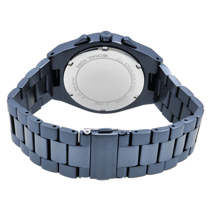 Michael Kors Lennox Chronograph Quartz Blue Dial Ladies Watch