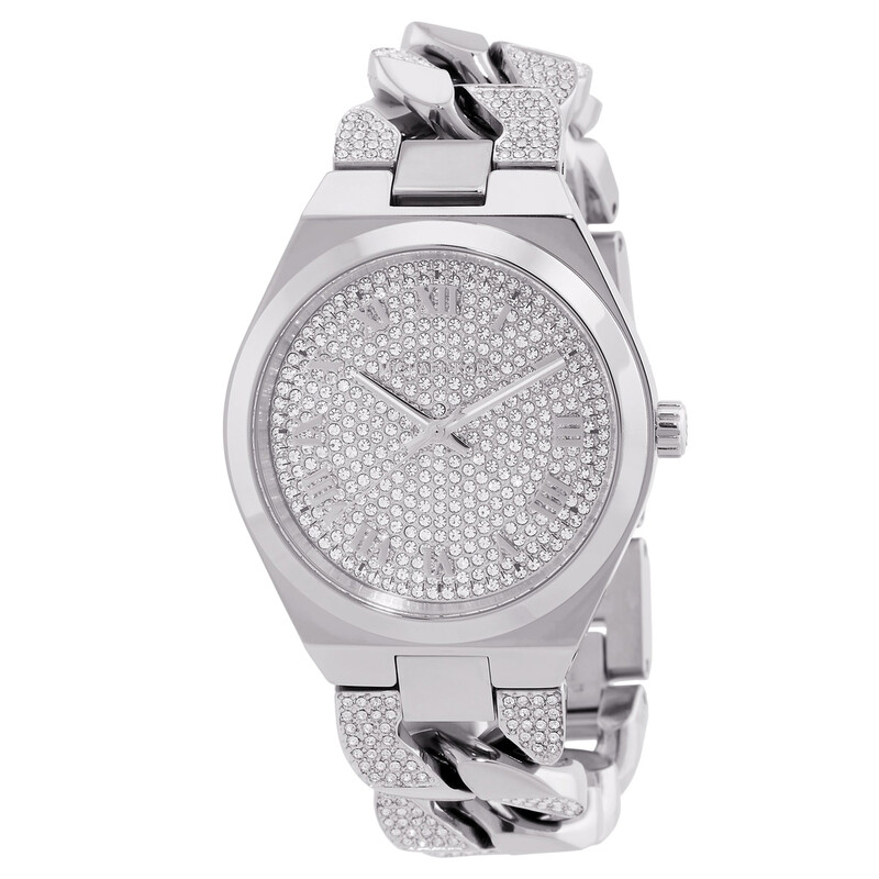 NWT Michael Kors Lennox Quartz Silver Dial Ladies Watch Michael Kors Lennox Silver-Tone Women main image 2