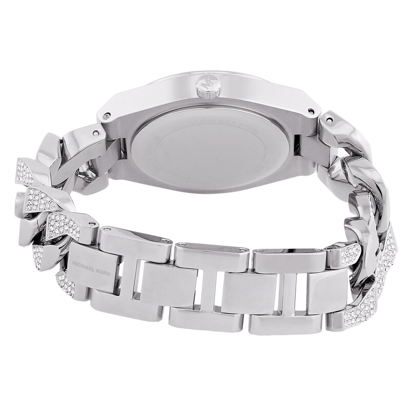 NWT Michael Kors Lennox Quartz Silver Dial Ladies Watch Michael Kors Lennox Silver-Tone Women main image 4