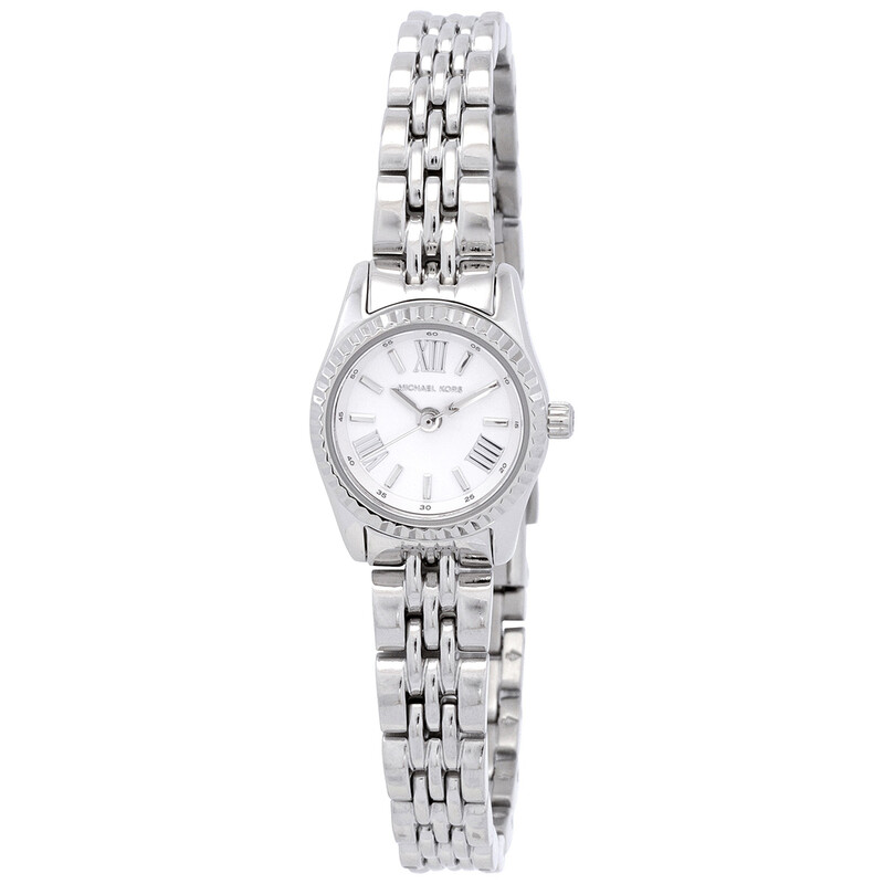 Michael Kors Collection Silver White Roman Numeral Women\'s Watch Michael Kors Women main image 4