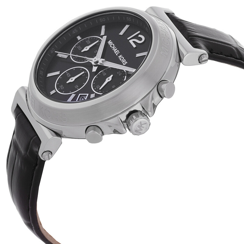 Michael Kors Maren Chronograph Quartz Black Dial Ladies Watch