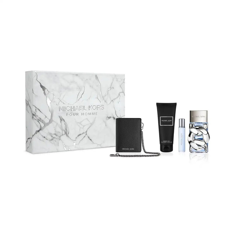 【M】パック&エッセンス&ウォッシングセット Michael Kors Men's Pour Homme Gift Set Fragrances 850050174974