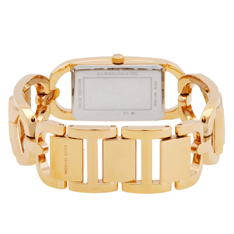 Michael Kors MK Empire Quartz Gold Dial Ladies Watch MK7406