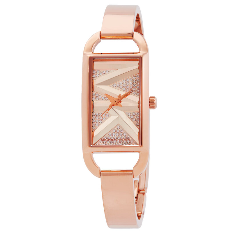 Michael Kors MK Empire Quartz Rose Gold Dial Ladies Watch MK4858