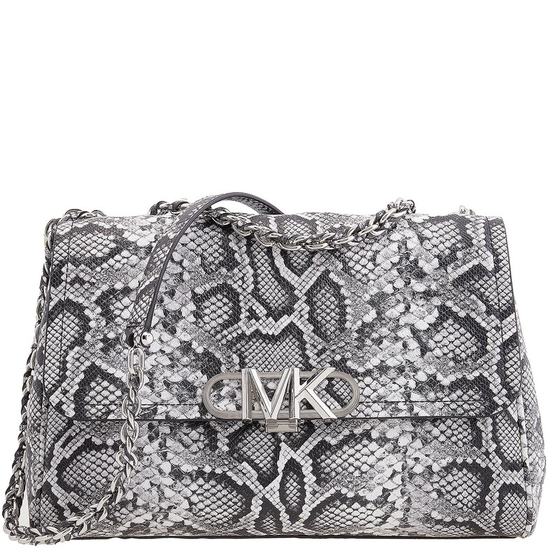 Michael Kors Parker Snake Embossed Leather Shoulder Bag