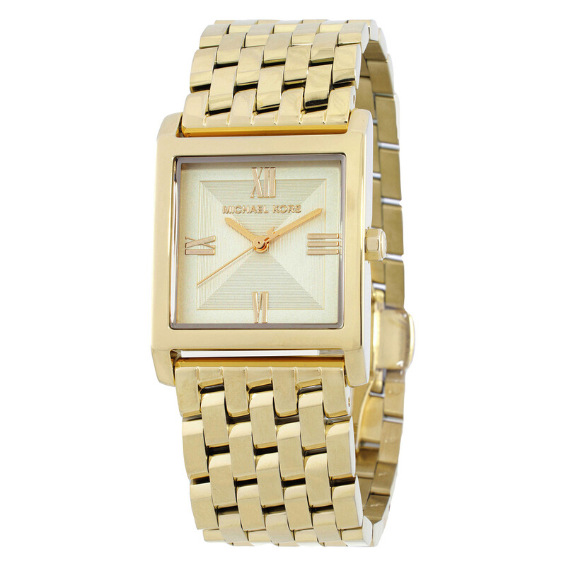 Michael Kors Petite Georgie Quartz Gold Dial Ladies Watch  display picture 1