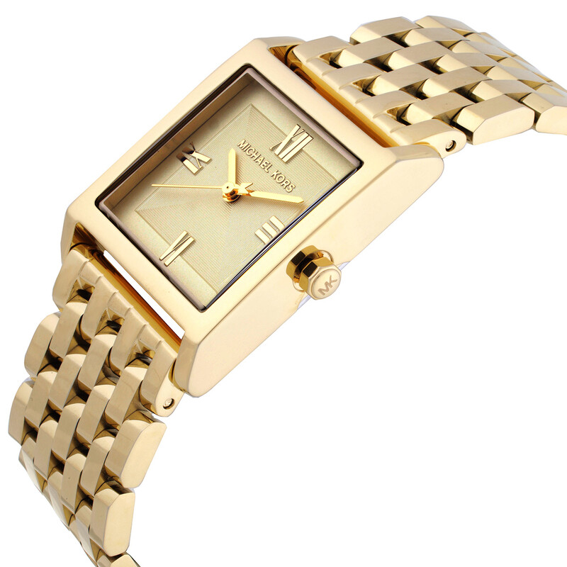 Michael Kors Petite Georgie Quartz Gold Dial Ladies Watch MK4934