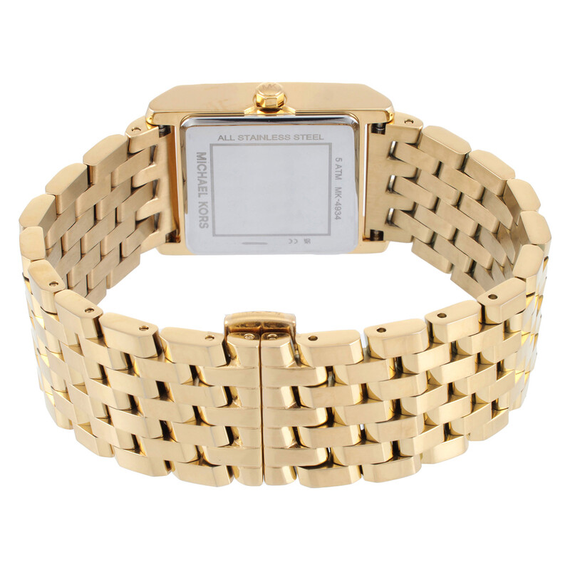 Michael Kors Petite Georgie Quartz Gold Dial Ladies Watch MK4934