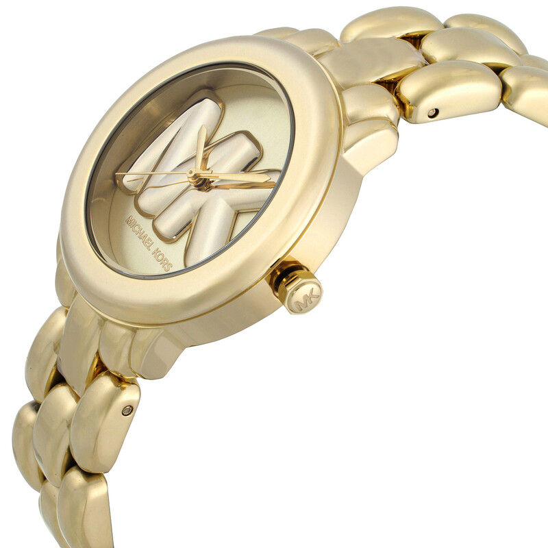 Michael Kors Phoebe Quartz Gold Dial Ladies Watch MK4923  display picture 3