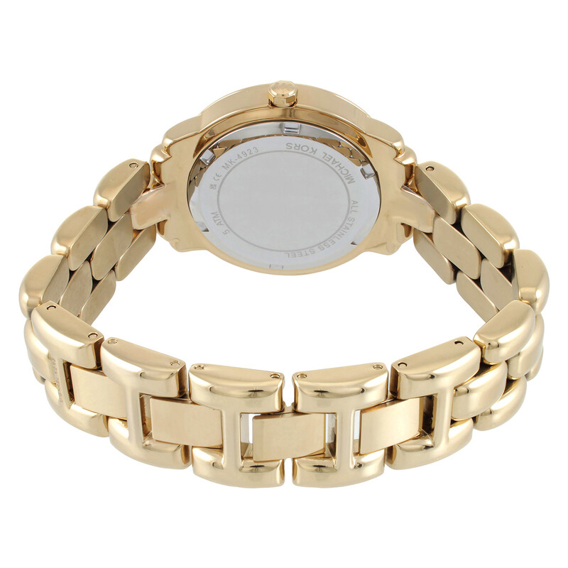 Michael Kors Phoebe Quartz Gold Dial Ladies Watch MK4923  display picture 1