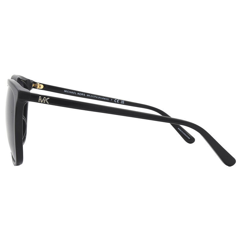 Michael Kors Polarized Dark Gray Square Ladies Sunglasses MK2137U