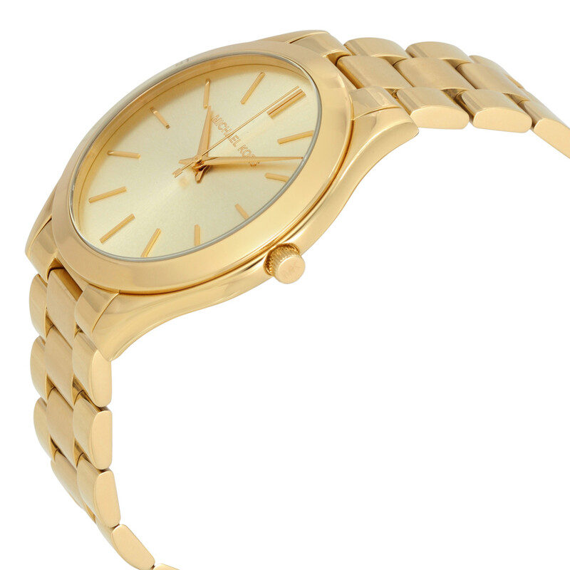 Michael Kors Runway Champagne Dial Ladies Watch MK3179  display picture 3