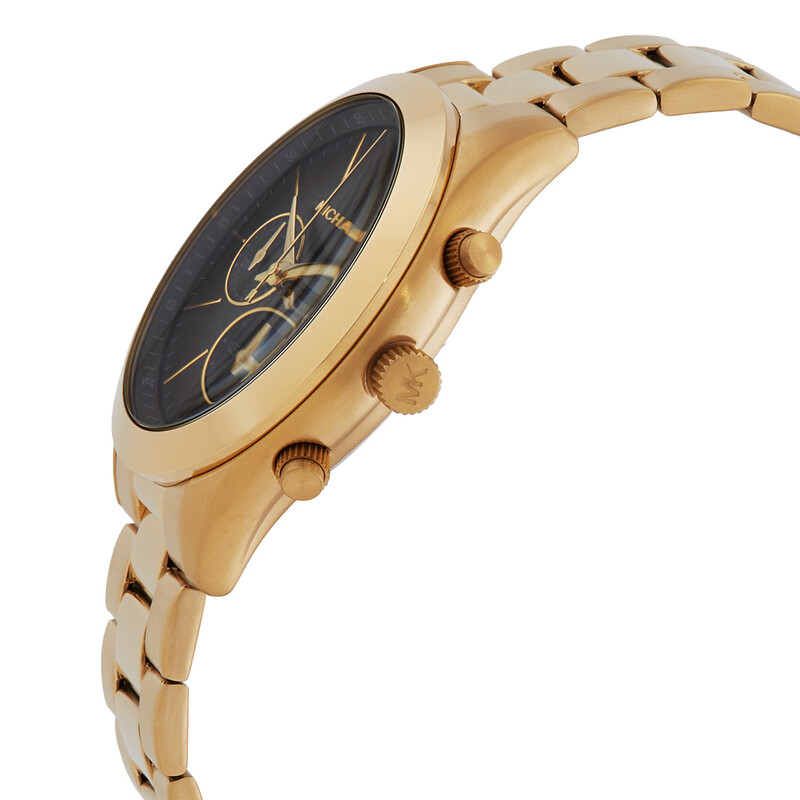 Michael Kors Runway Chronograph Quartz Black Dial Men's Watch