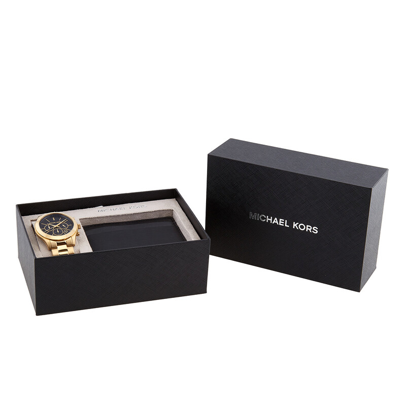 Michael Kors Runway Chronograph Quartz Black Dial Men's Watch