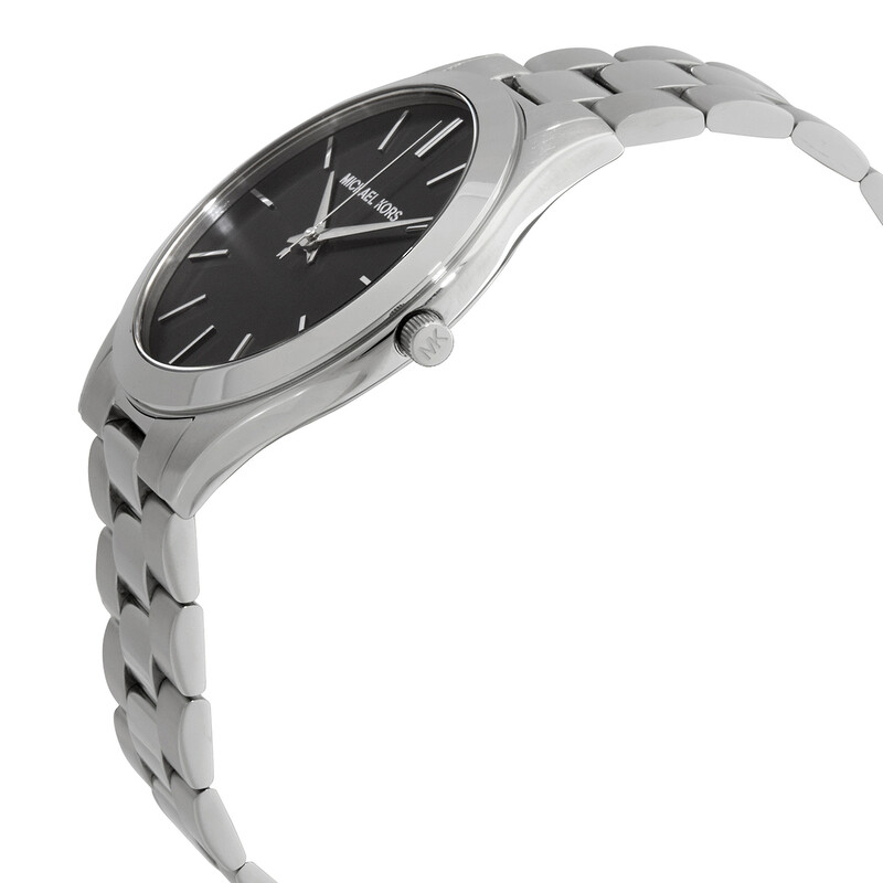 Michael Kors Slim Runway Black Dial Men's Watch MK8585