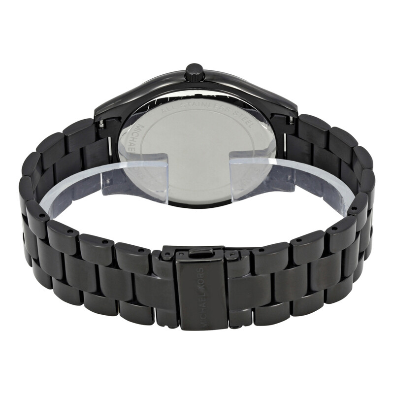 Michael Kors Slim Runway Black Dial Unisex Watch MK3221  display picture 1