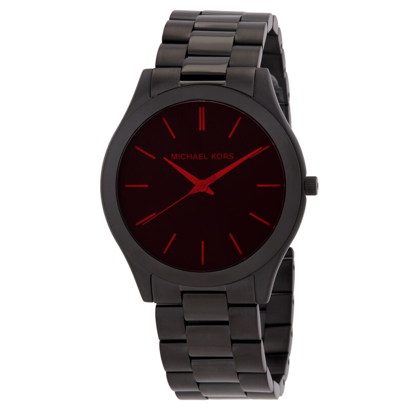 Michael Kors Slim Runway Quartz Black Dial Men's Watch MK8734
