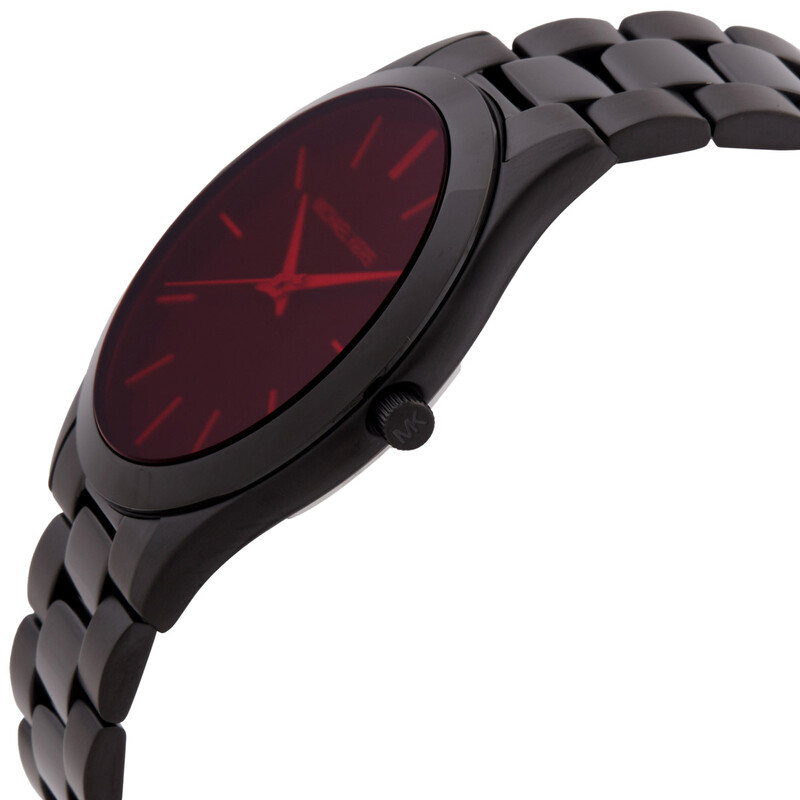 Michael Kors Slim Runway Quartz Black Dial Men's Watch MK8734
