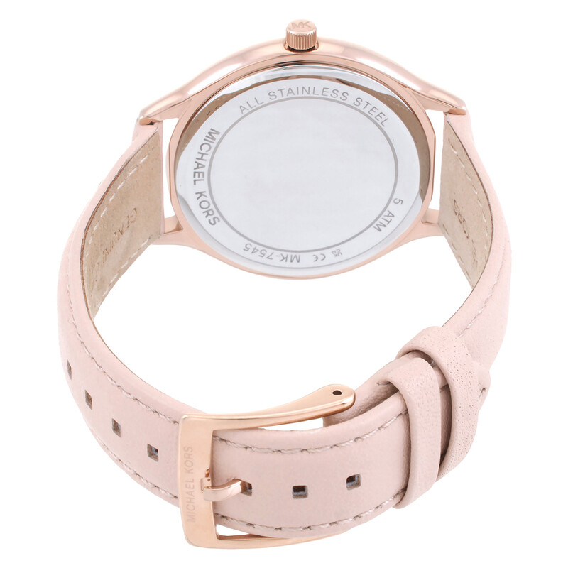 NWT Michael Kors Slim Runway White Dial Ladies Watch Michael Kors Slim Runway White Dial Ladies Watch MK7545  main image 2