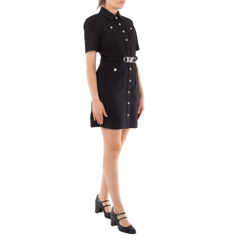 michael kors belted shirt dress Michael Kors Collection
