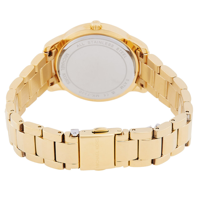 Michael Kors Oversized Tibby Pavé Gold-Tone Watch and Strap Set Michael Kors Women main image 4