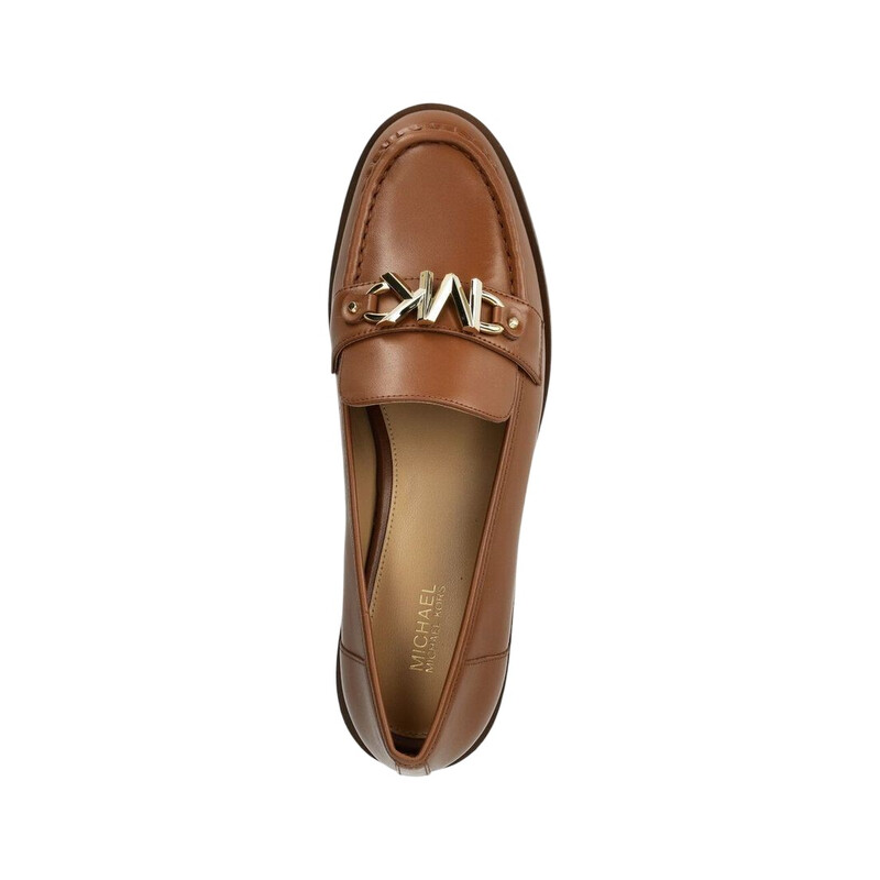 Michael Kors Tiegan Leather Logo Plaque Loafers, Brand Size 6 ( US Size 6 )  40F3TGFP1L-230 - Shoes - Jomashop
