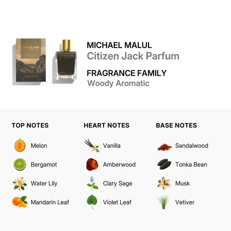 Michael Malul Men's Citizen Jack Parfum Extrait de Parfum Spray