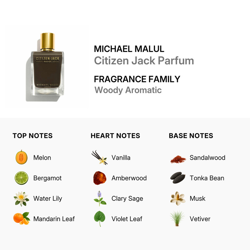 Michael Malul Men's Citizen Jack Parfum Extrait de Parfum Spray