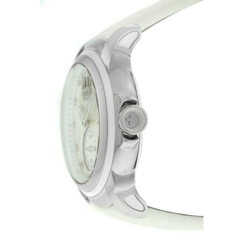 Michel Jordi Icon Snow Quartz Diamond White Dial Ladies Watch