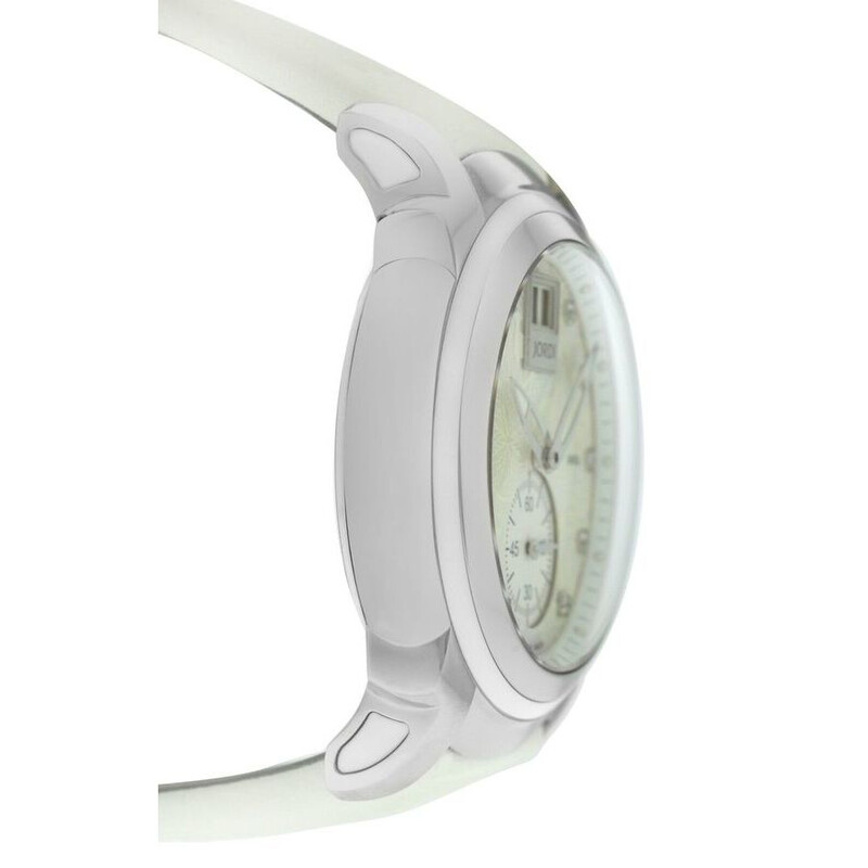 Michel Jordi Icon Snow Quartz Diamond White Dial Ladies Watch