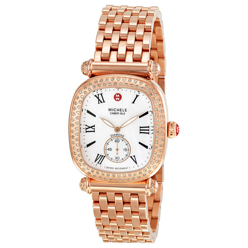 Michele Caber Isle Mother of Pearl Diamond 18 kt Rose Gold  display picture 1