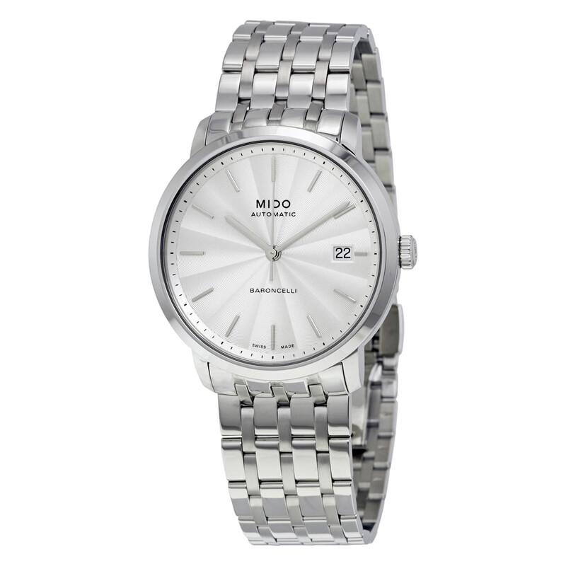 Mido Baroncelli Automatic Silver Dial Watch M3895.4.11.1 M38954111 