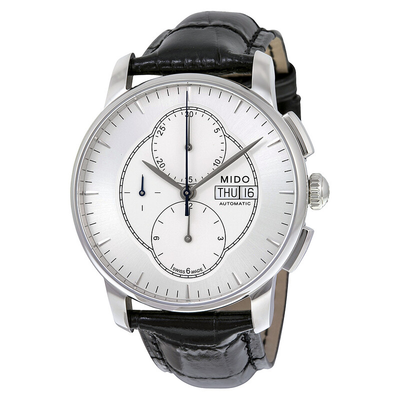 Mido Baroncelli Chronograph Automatic Silver Dial Men's Watch
