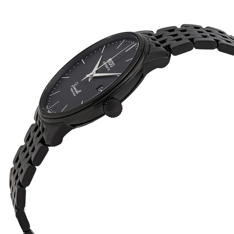 Mido Baroncelli Heritage Automatic Black Dial 39 mm Watch MIDO